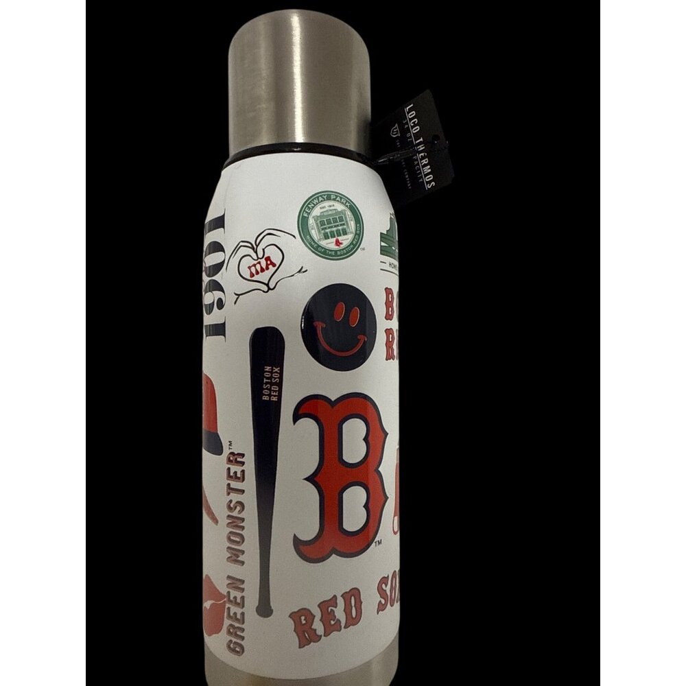 Boston Red Sox Stainless Steel 34 Oz Loco Thermos MLB Team Logos New with Tag - Picture 4 of 6